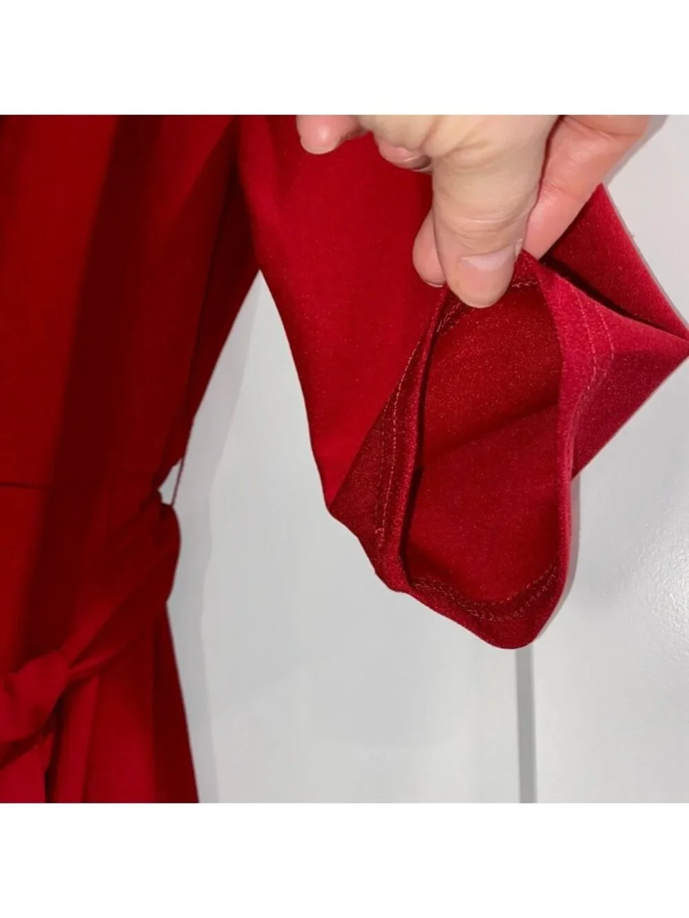SIMPLY ELEGANT Brand | Women’s Red Dress with Asymmetrical Lengths | Size S